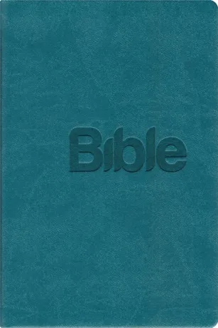 Bible21, umělá kůže tyrkysová