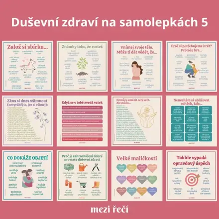 Duševní zdraví na samolepkách 5