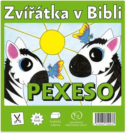 Pexeso Zvířátka v Bibli, Dana Navrátilová, Jitka Slobodová
