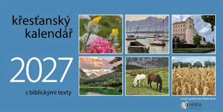 Křesťanský kalendář 2027 s biblickými texty