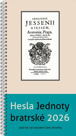 Hesla Jednoty bratrské 2026 s diářem