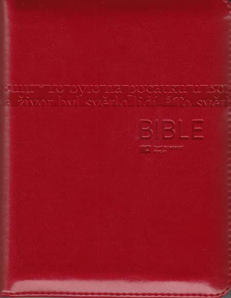 Bible ČEP DT malá, zip, červená