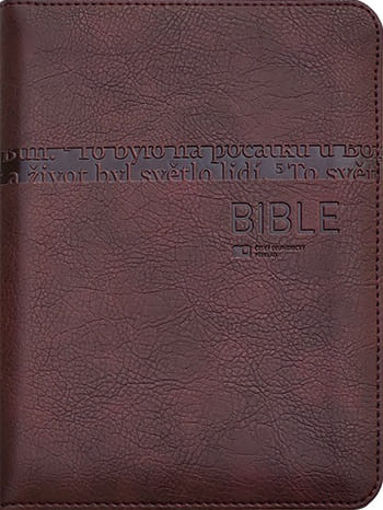 Bible ČEP DT malá, zip, tmavě hnědá