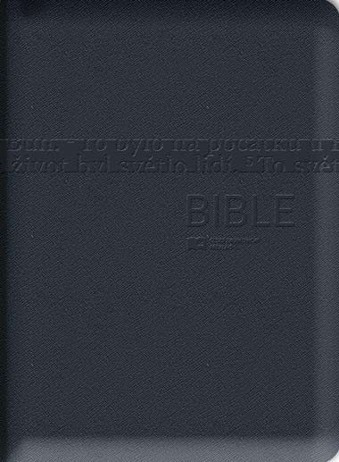 Bible ČEP DT malá, zip, ocelově šedá