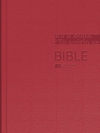 Bible ČEP bez DT malý formát, pevná vazba, lesklá červená