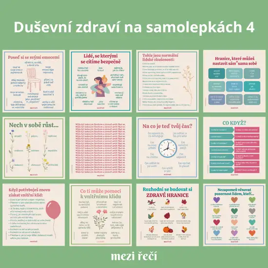 Duševní zdraví na samolepkách 4