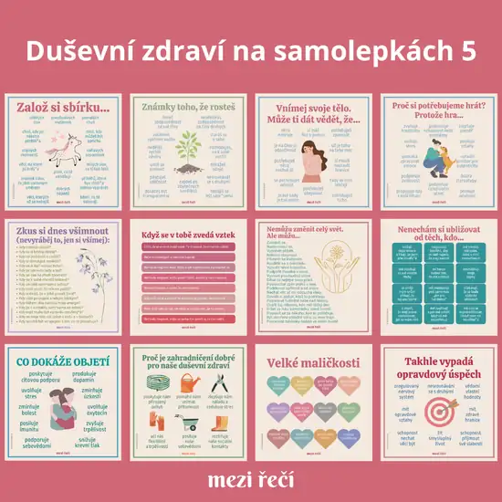 Duševní zdraví na samolepkách 5