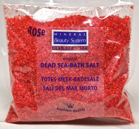 Relaxační koupelová sůl z Mrtvého moře - Rose