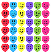 S 010 Barevná usměvavá srdíčka (36)