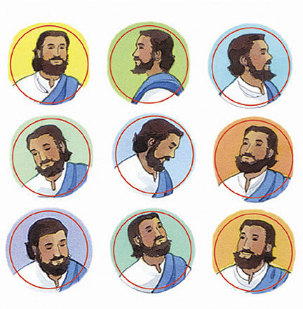 S 018 Ježíšova tvář