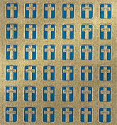 S 091 Kříž - zlatý s ražbou (36)