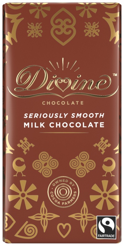 Čokoláda Divine mléčná, 45 %, 90 g