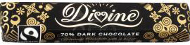 Čokoládová tyčinka Divine hořká 70 %, 35g