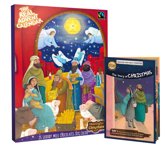 Adventní kalendář 2025 s mléčnou čokoládou