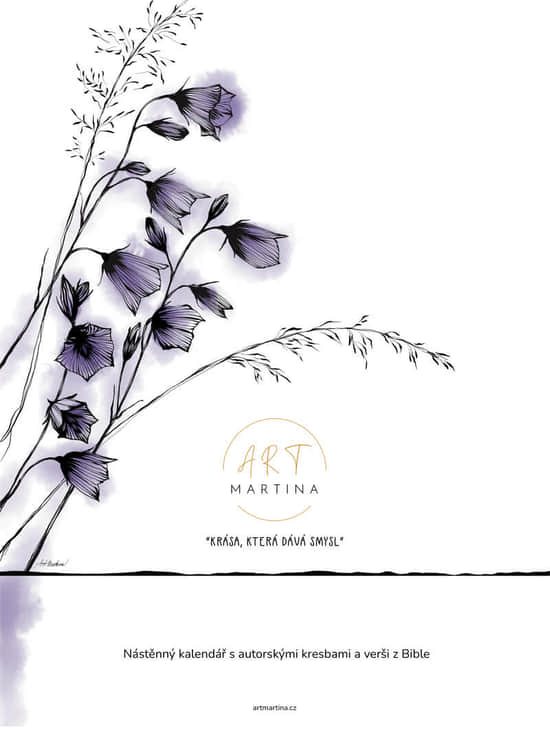 Nástěnný kalendář s autorskými kresbami a verši, 2026